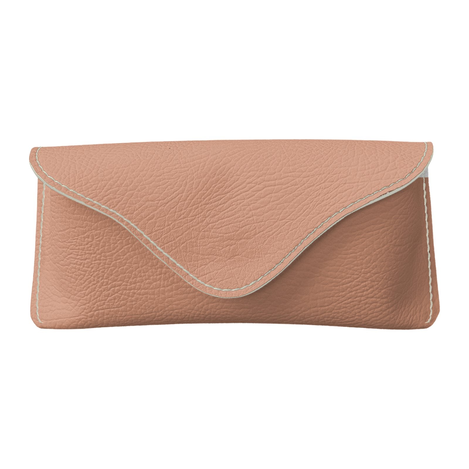 Leather Glasses Case in Stone