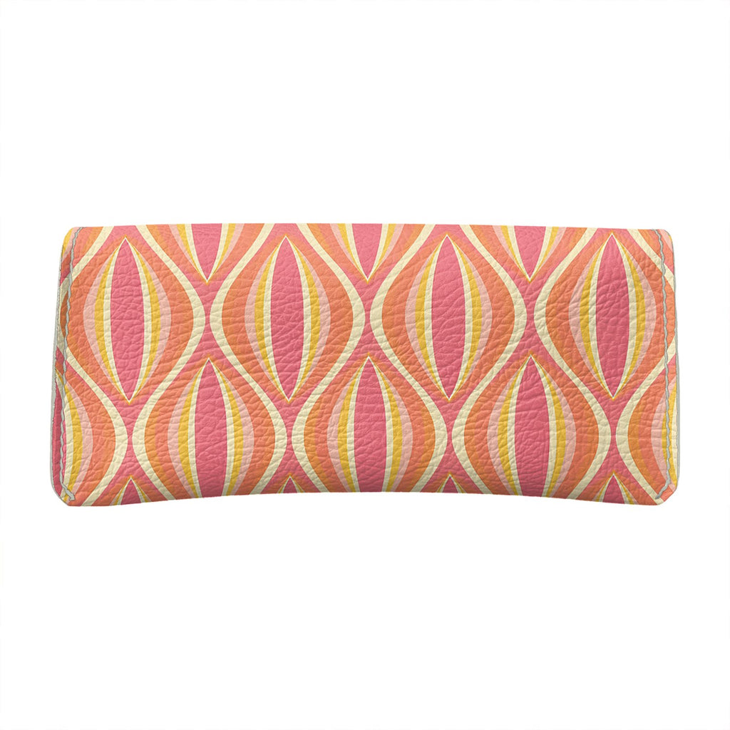Modern Geo Echo Flapover Glasses Case