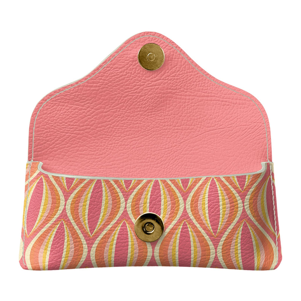 Modern Geo Echo Flapover Glasses Case