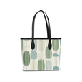 Modern Geo Nova Leather City Shopper