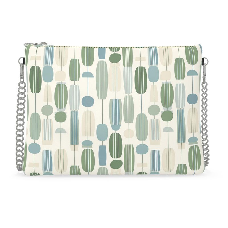 Modern Geo Nova Crossbody Bag With Chain