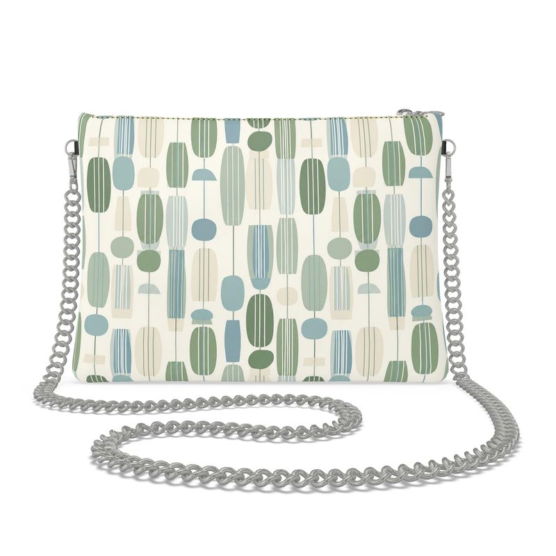 Modern Geo Nova Crossbody Bag With Chain