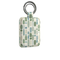 Modern Geo Nova Leather Keyring
