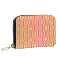 Modern Geo Echo Small Leather Zip Wallet