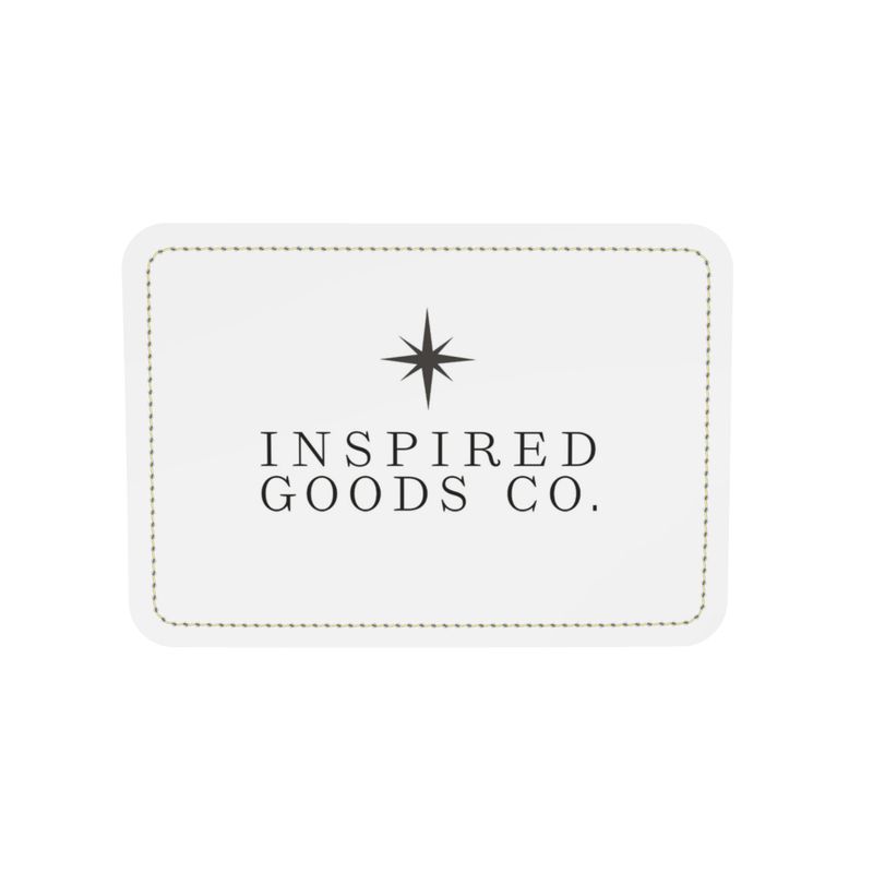 Modern Geo Echo Leather pouch