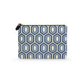 Modern Geo Mosaic Leather pouch
