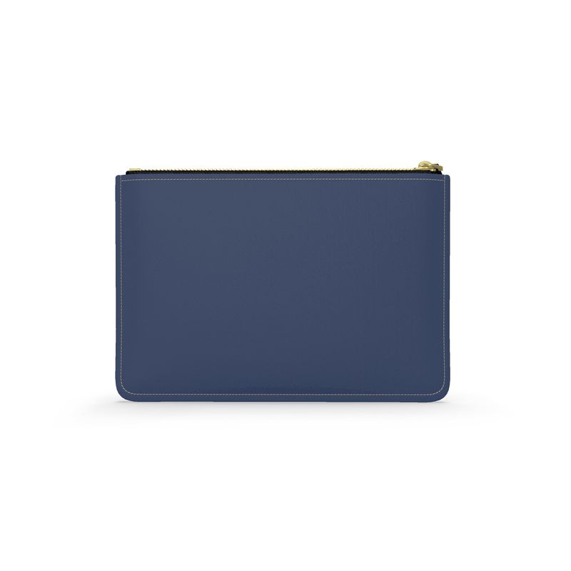 Modern Geo Mosaic Leather pouch