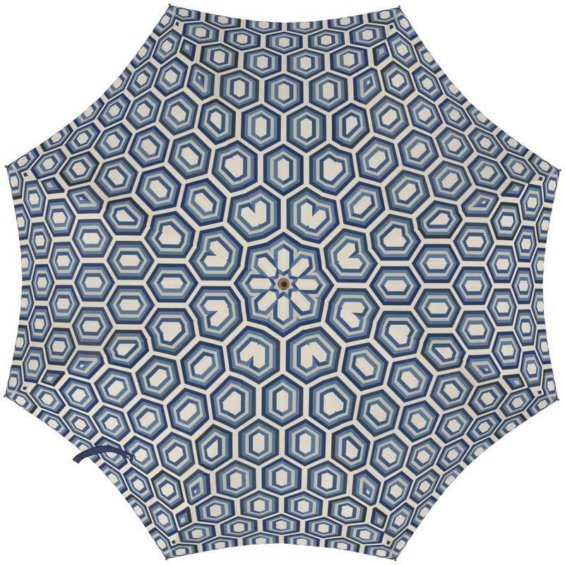 Modern Geo Mosaic Large Umbrella