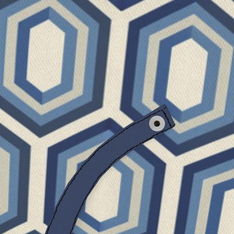Modern Geo Mosaic Large Umbrella