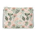 Wildflower Garden PInk Crossbody Bag With Chain