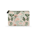 Wildflower Garden Pink Leather pouch