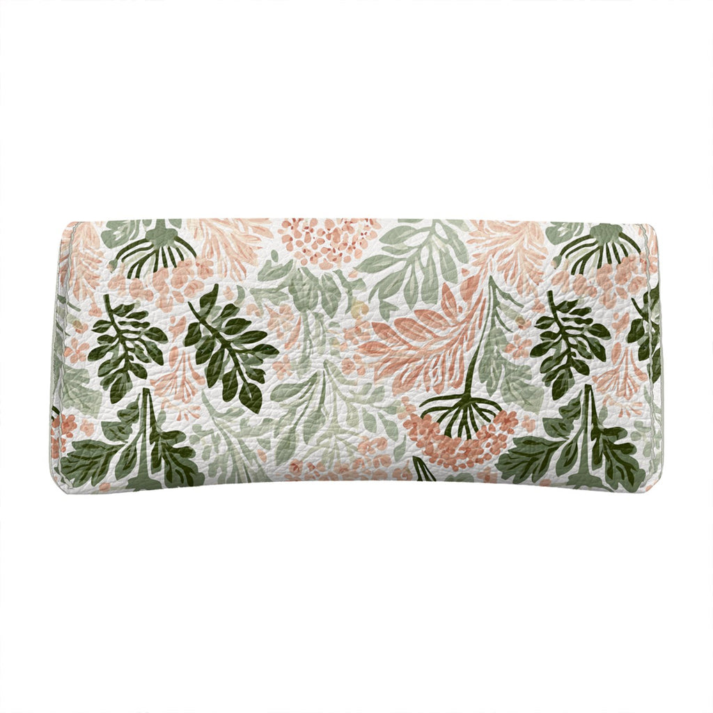Wildflower Garden Pink Flapover Glasses Case