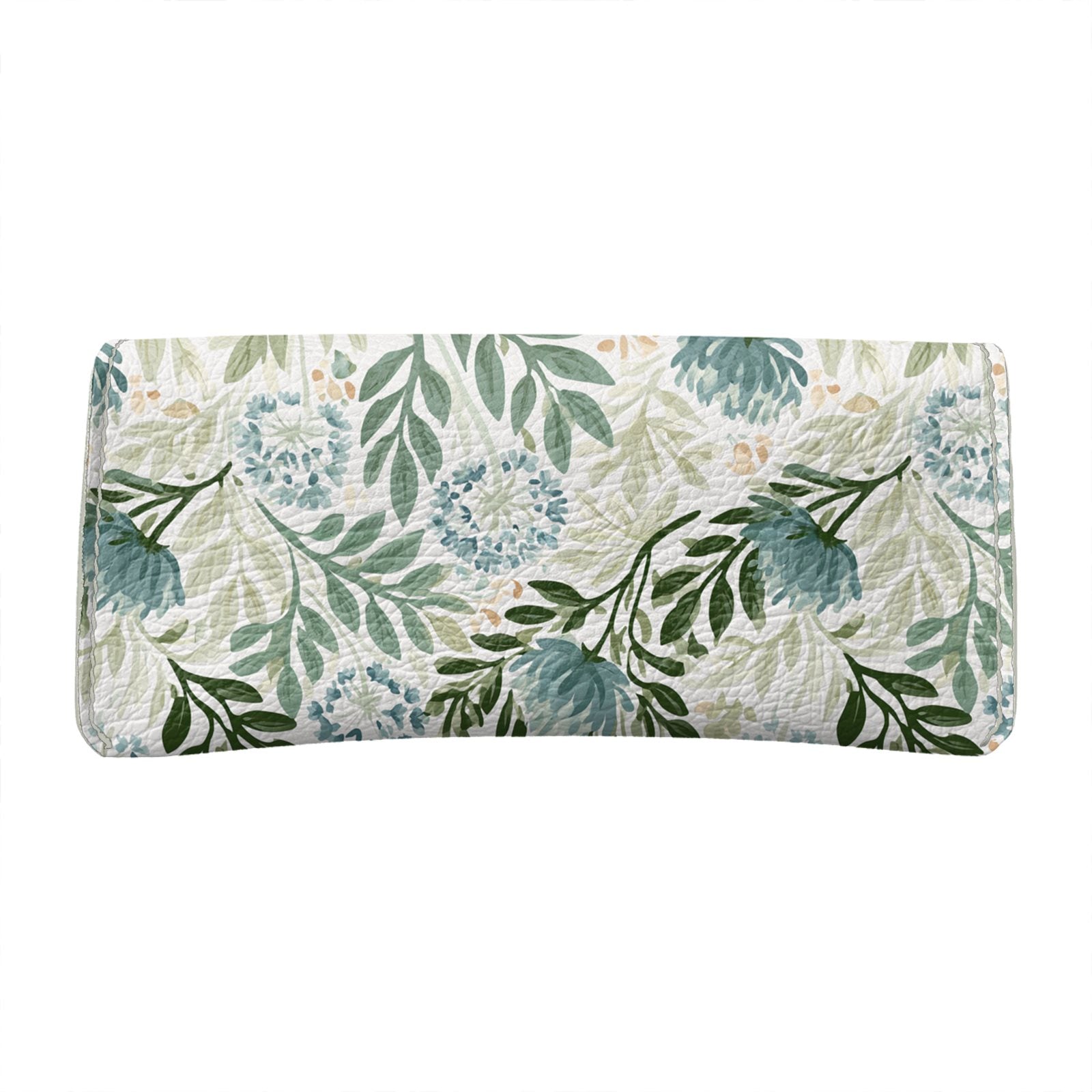 Wildflower Garden Blue Flapover Glasses Case