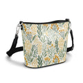 Wildflower Garden Gold Large Leather Bucket Tote