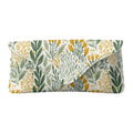Wildflower Garden Gold Flapover Glasses Case