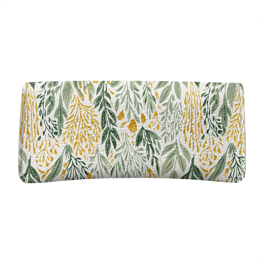 Wildflower Garden Gold Flapover Glasses Case