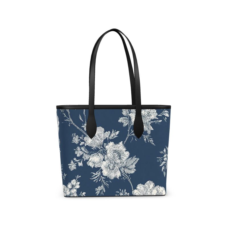 Chantilly Toile Leather City Shopper