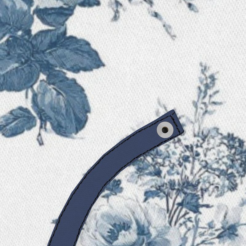 French Blue Rose Toile Large Umbrella