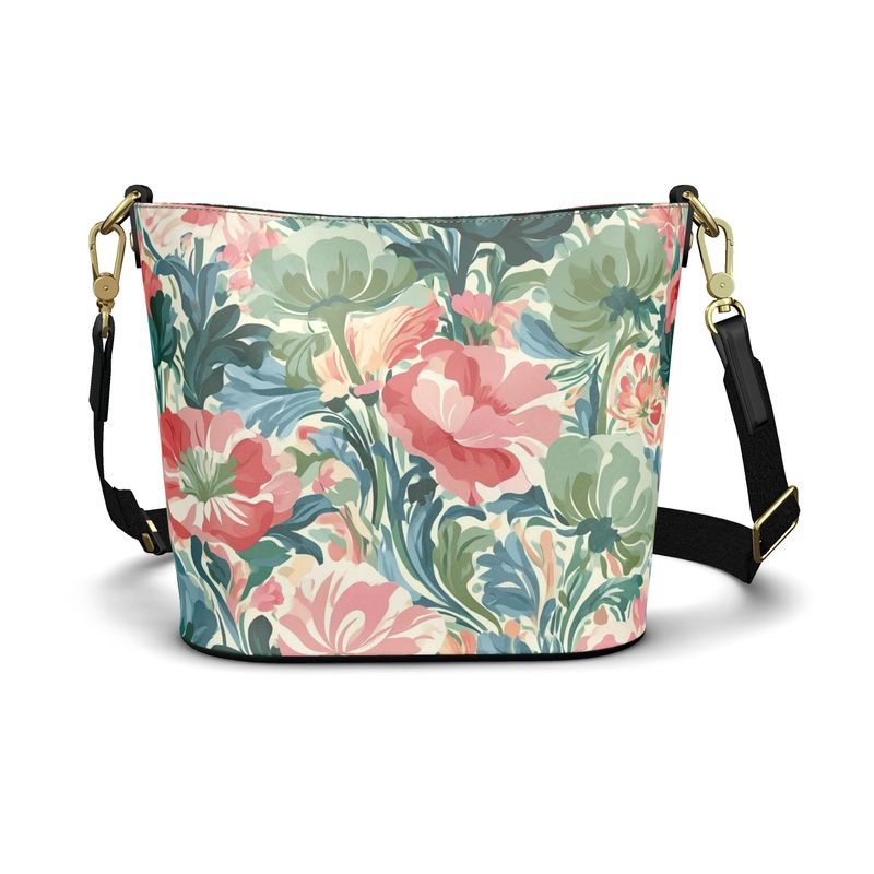 Garden Party Camilia Large Leather Bucket Tote