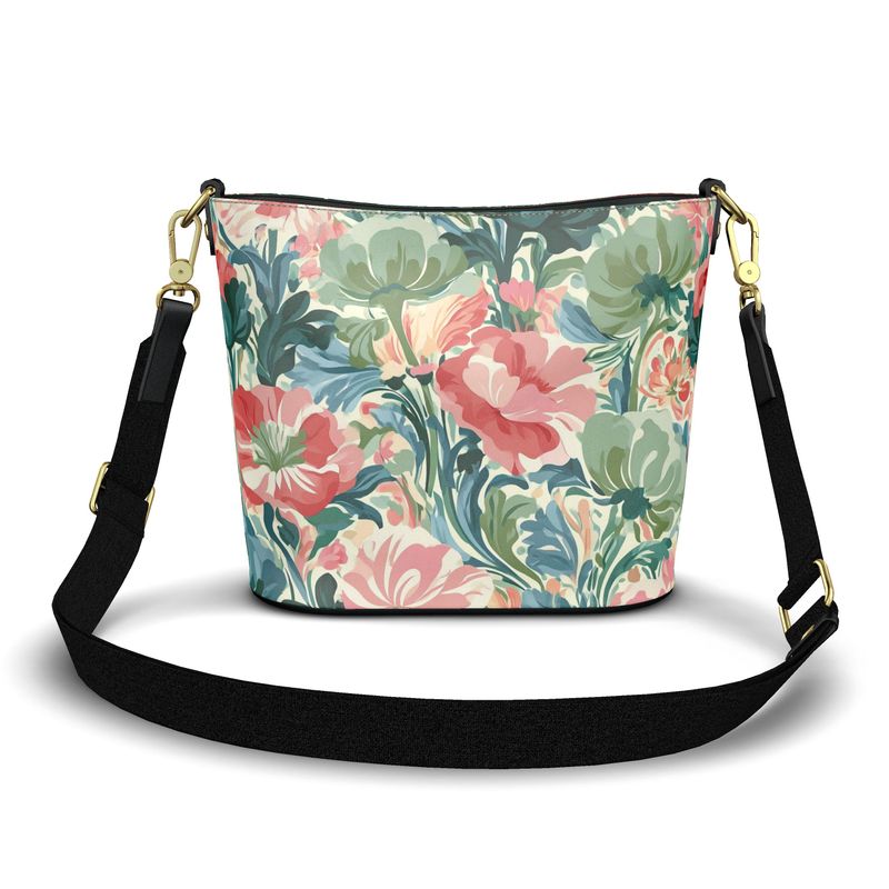 Garden Party Camilia Large Leather Bucket Tote