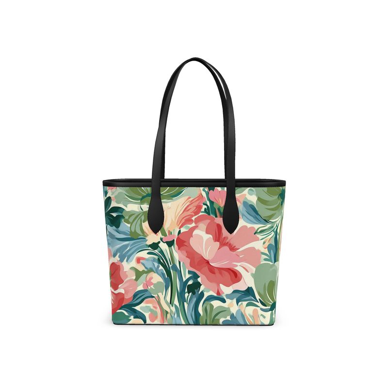 Garden Party Camilia Leather City Shopper