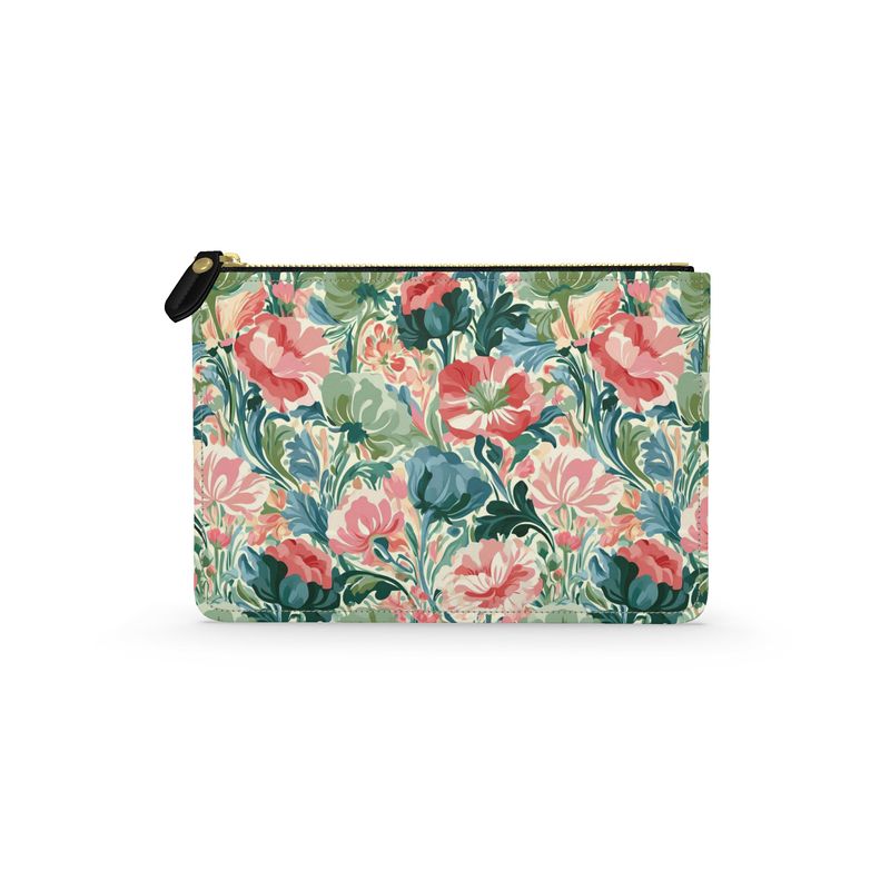 Garden Party Camilia Leather pouch