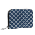 Harbor Shell Navy Small Leather Zip wallet