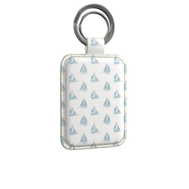 Harbor Boats Leather Keyring