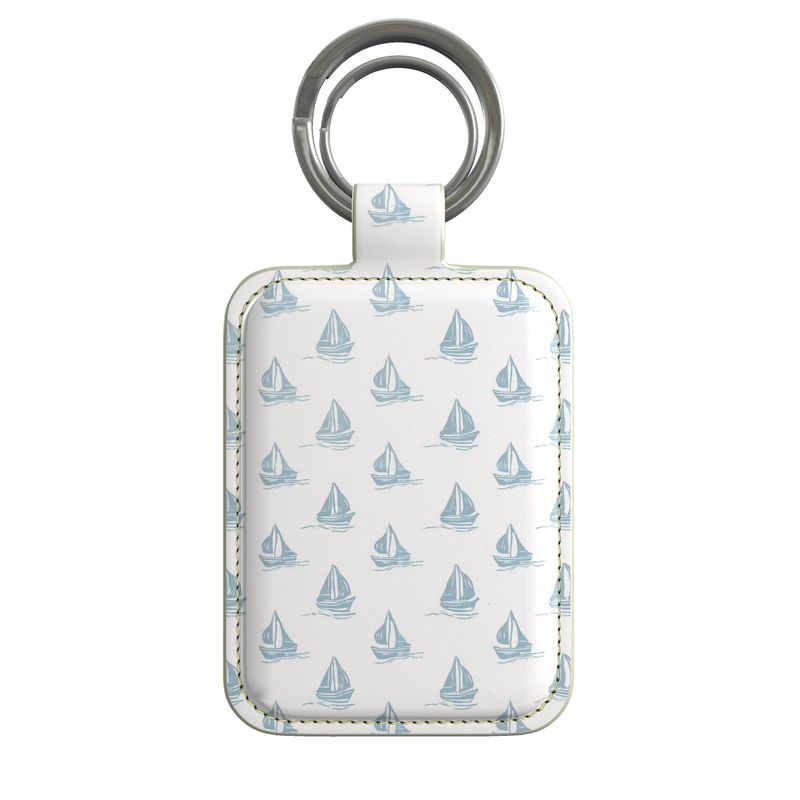 Harbor Boats Leather Keyring