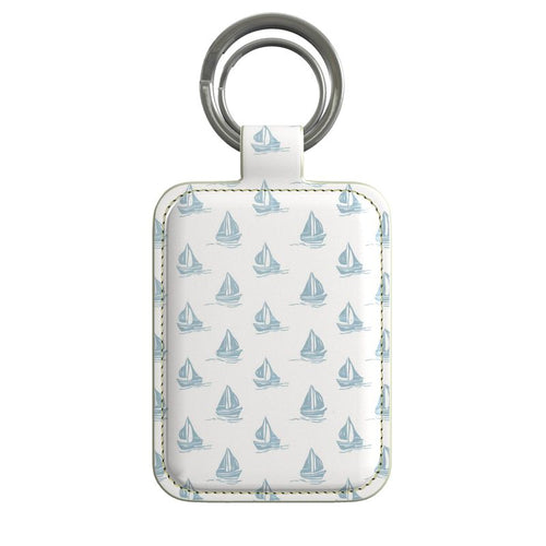 Harbor Boats Leather Keyring