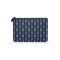 Harbor Ropes Navy Leather pouch