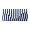 Harbor Stripe Navy Flapover Glasses Case