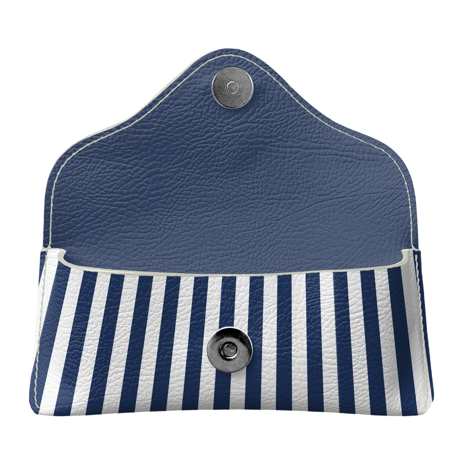 Harbor Stripe Navy Flapover Glasses Case