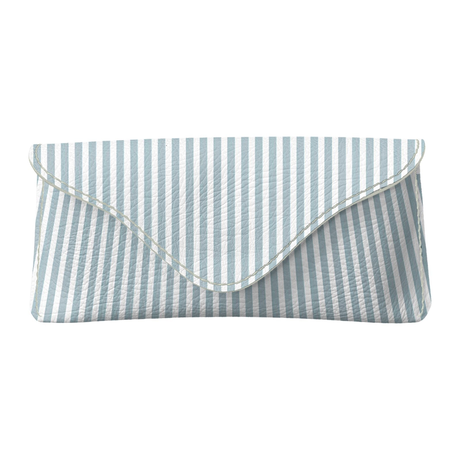 Harbor Stripe Lagoon Flapover Glasses Case