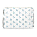 Harbor Boats Leather Crossbody Bag With Chain