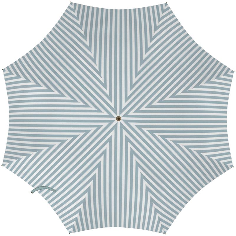 Harbor Stripe Lagoon Large Umbrella