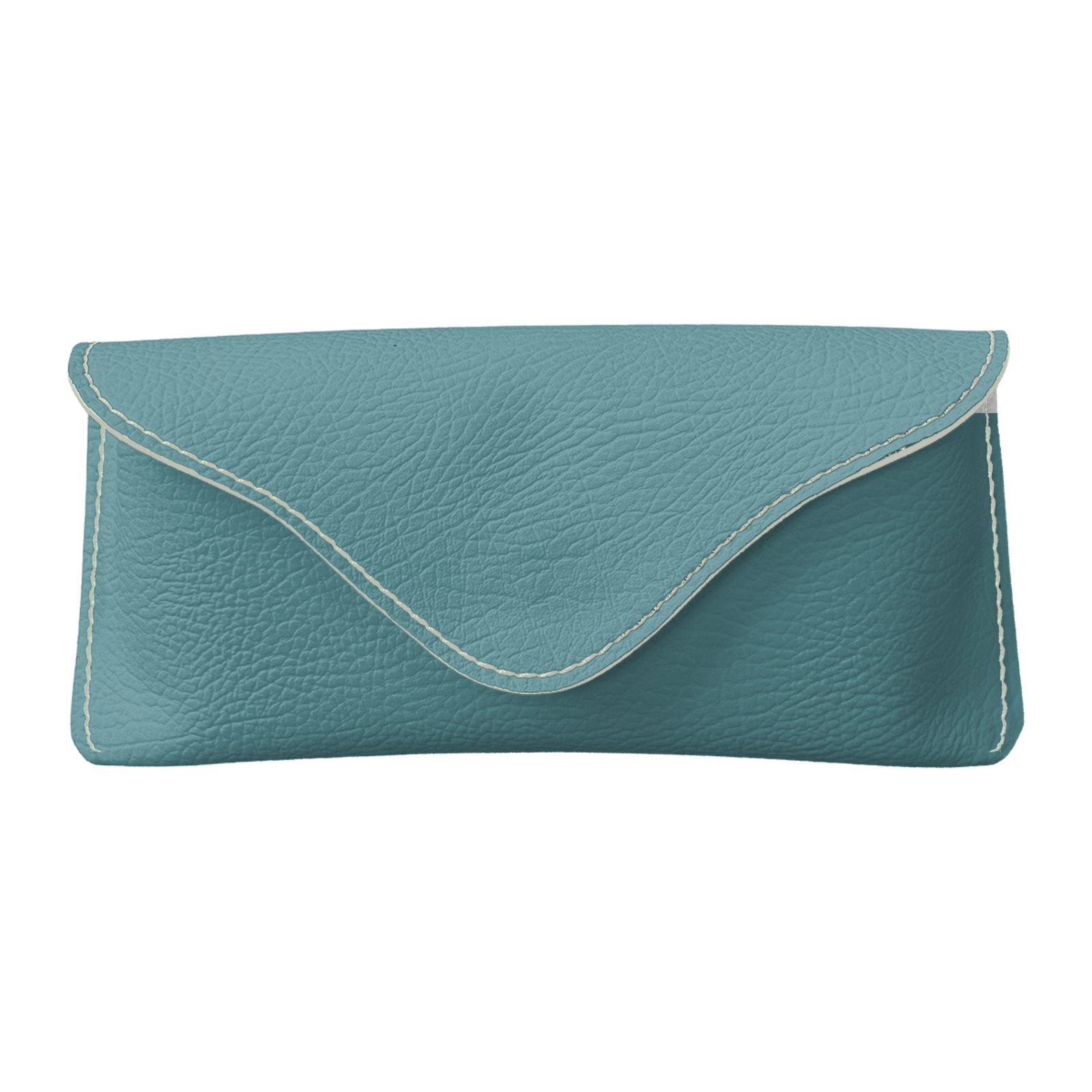 Leather Glasses Case in Jade