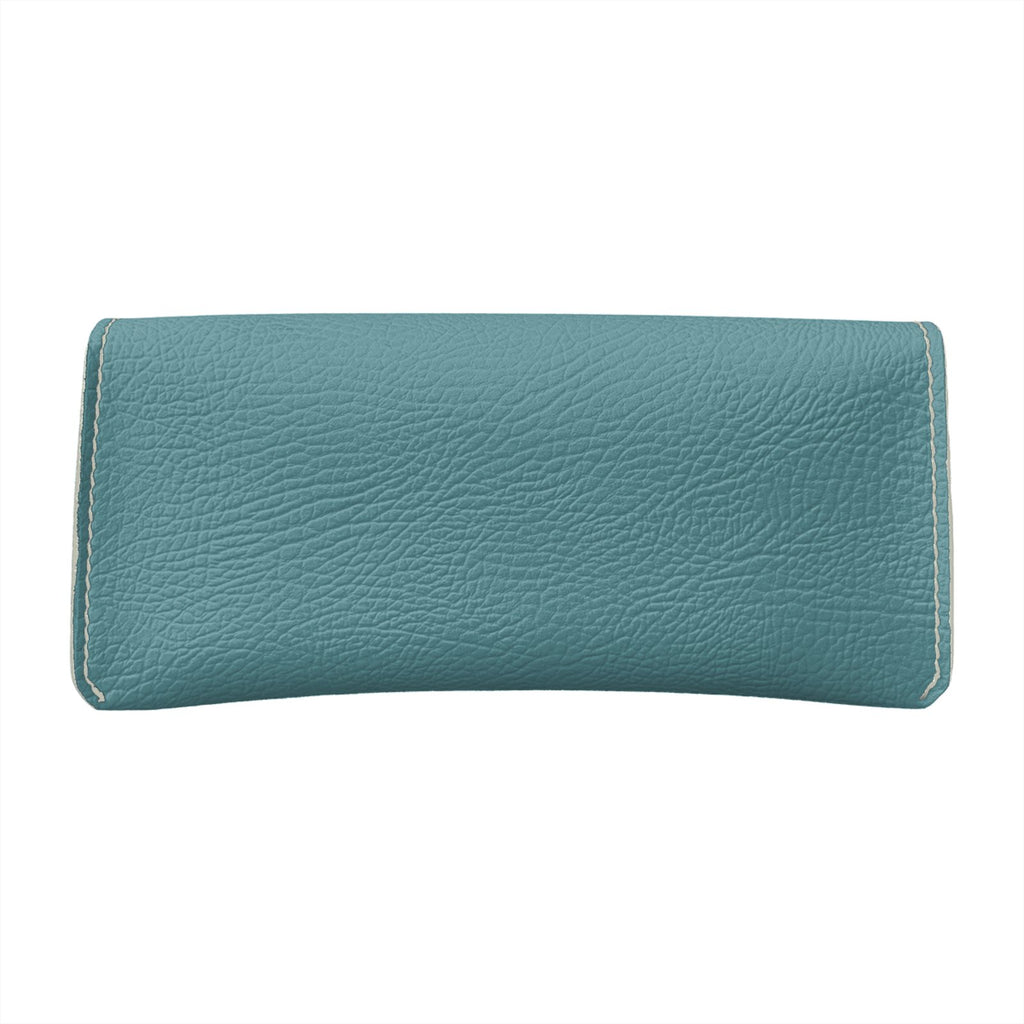 Leather Glasses Case in Jade