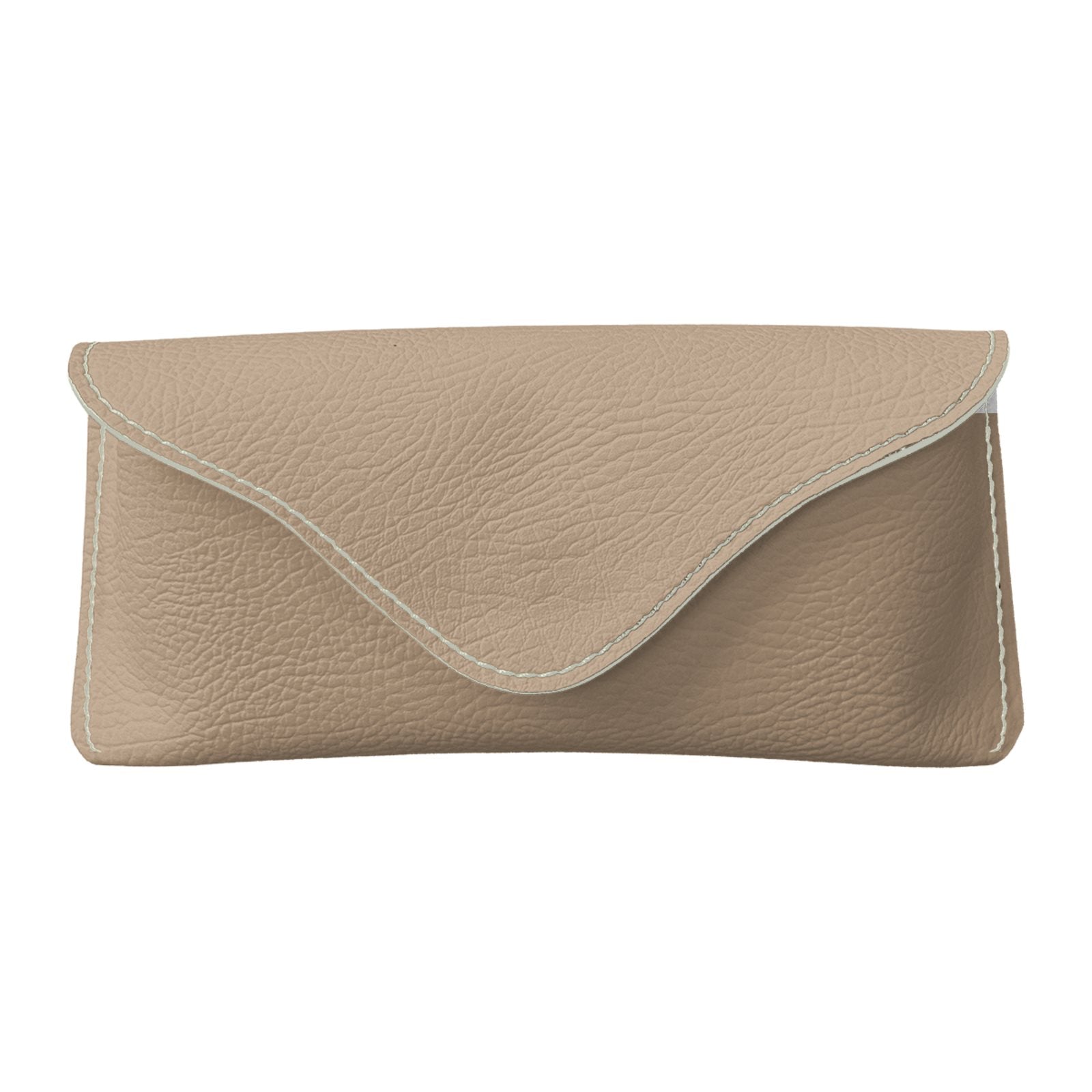 Leather Glasses Case in Saddle