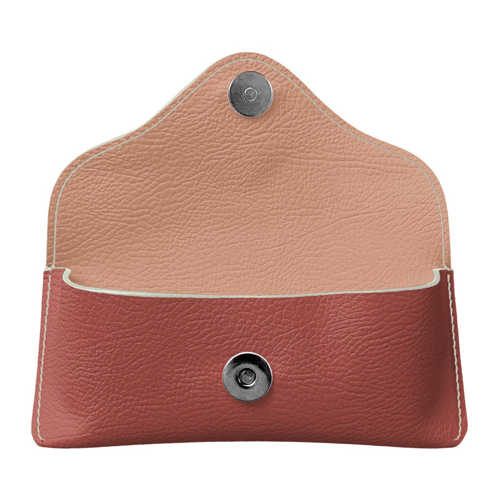 Leather Glasses Case in Brick