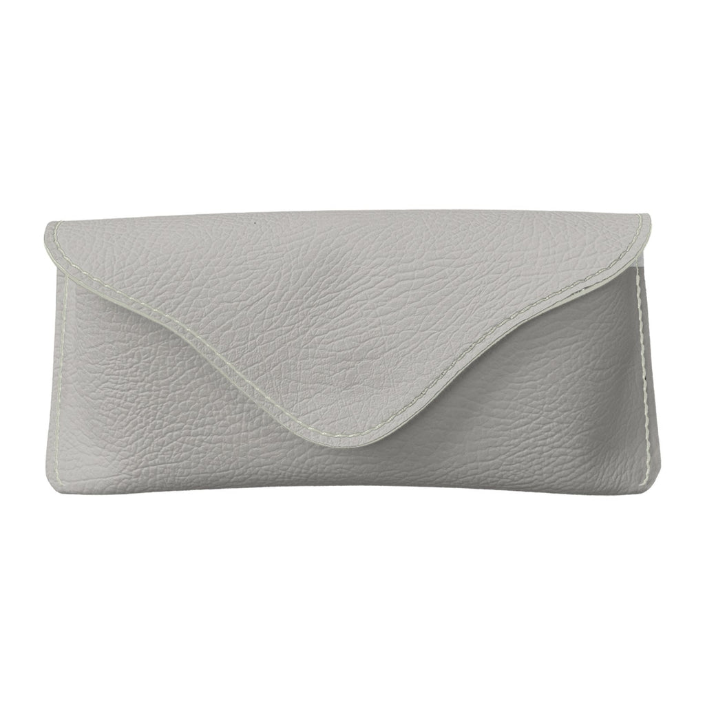 Leather Glasses Case in Stone