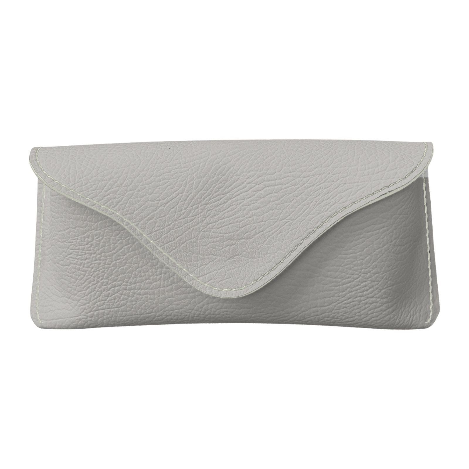 Leather Glasses Case in Stone