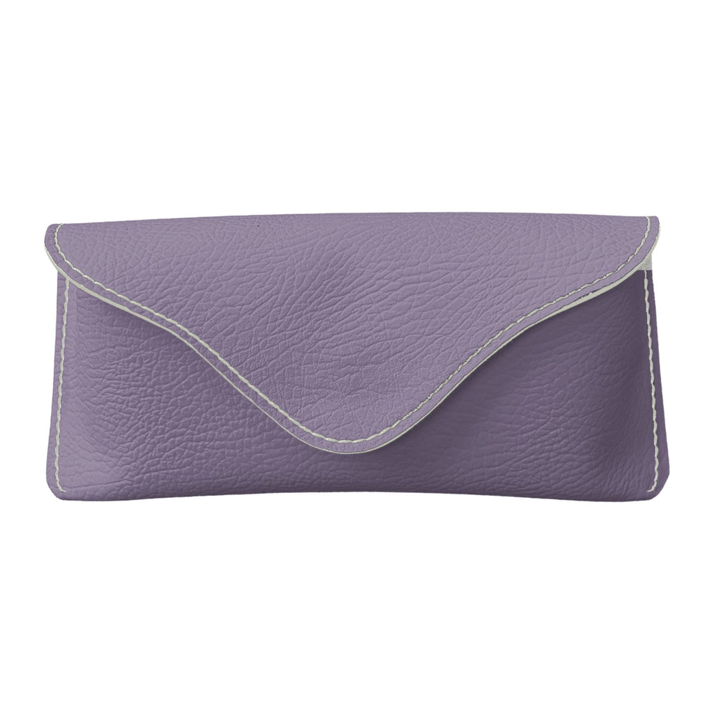 Leather Glasses Case in Wisteria