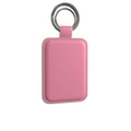 Leather Keyring in Peony