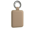 Leather Keyring in Saddle