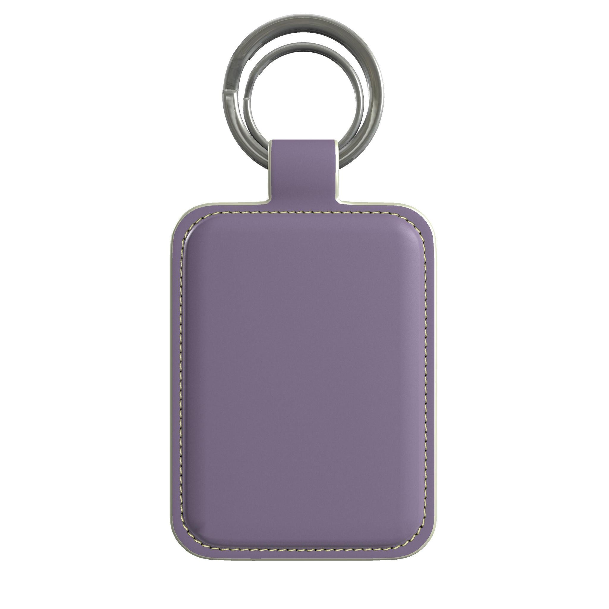 Leather Keyring in Wisteria