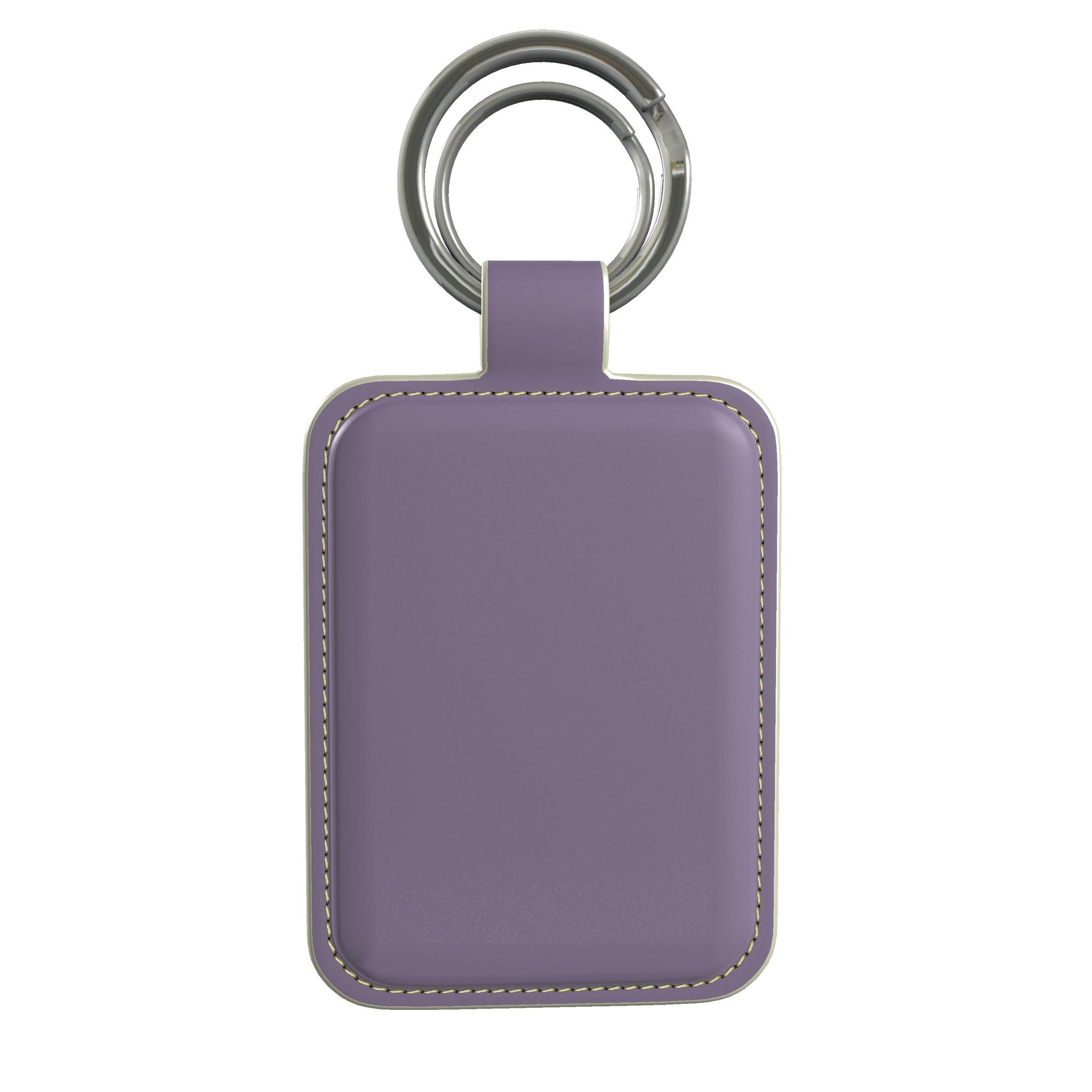 Leather Keyring in Wisteria