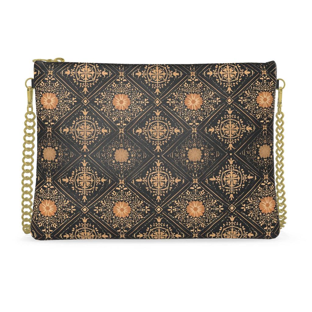 Heritage Windsor Leather Crossbody Bag With Chain