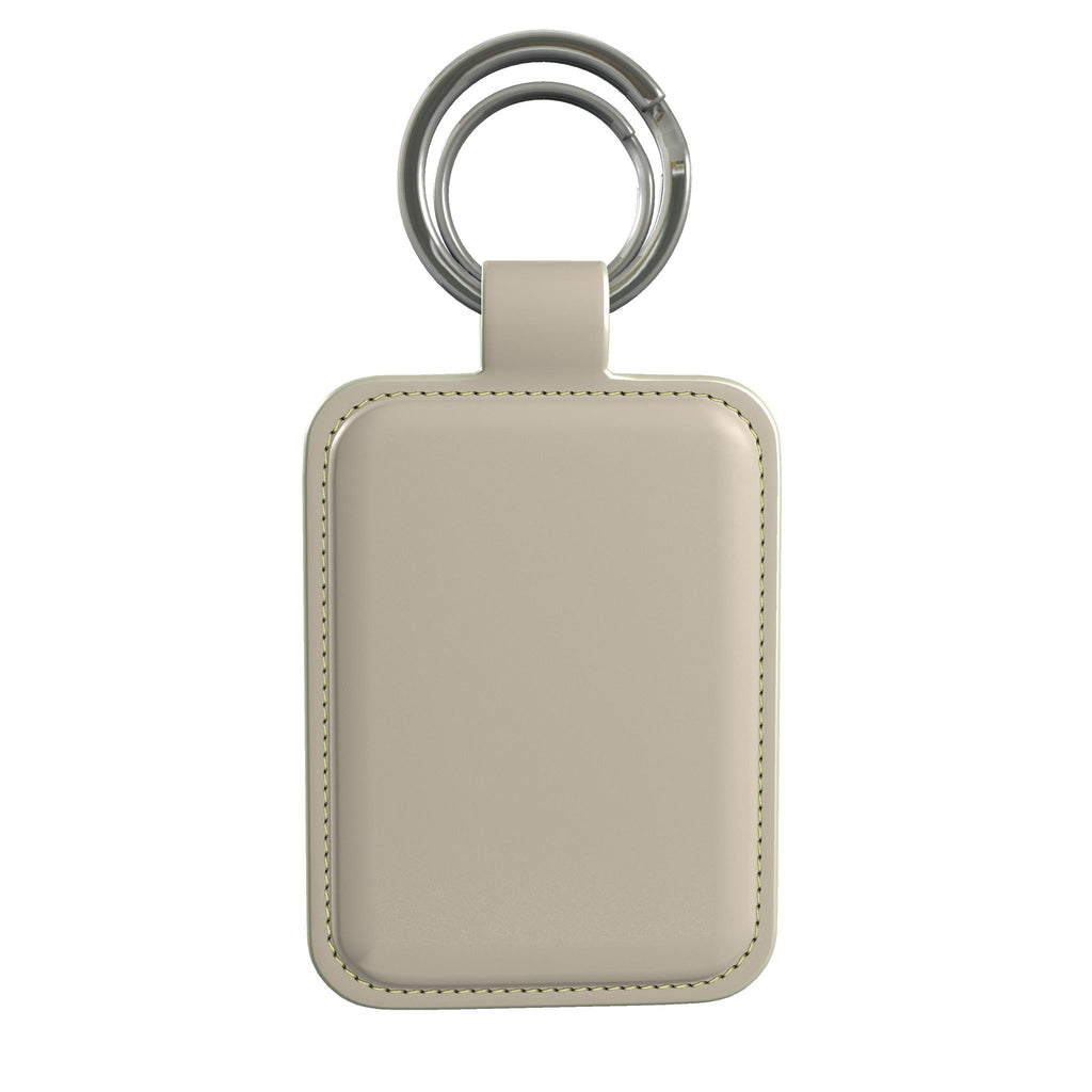 Leather Keyring in Dune