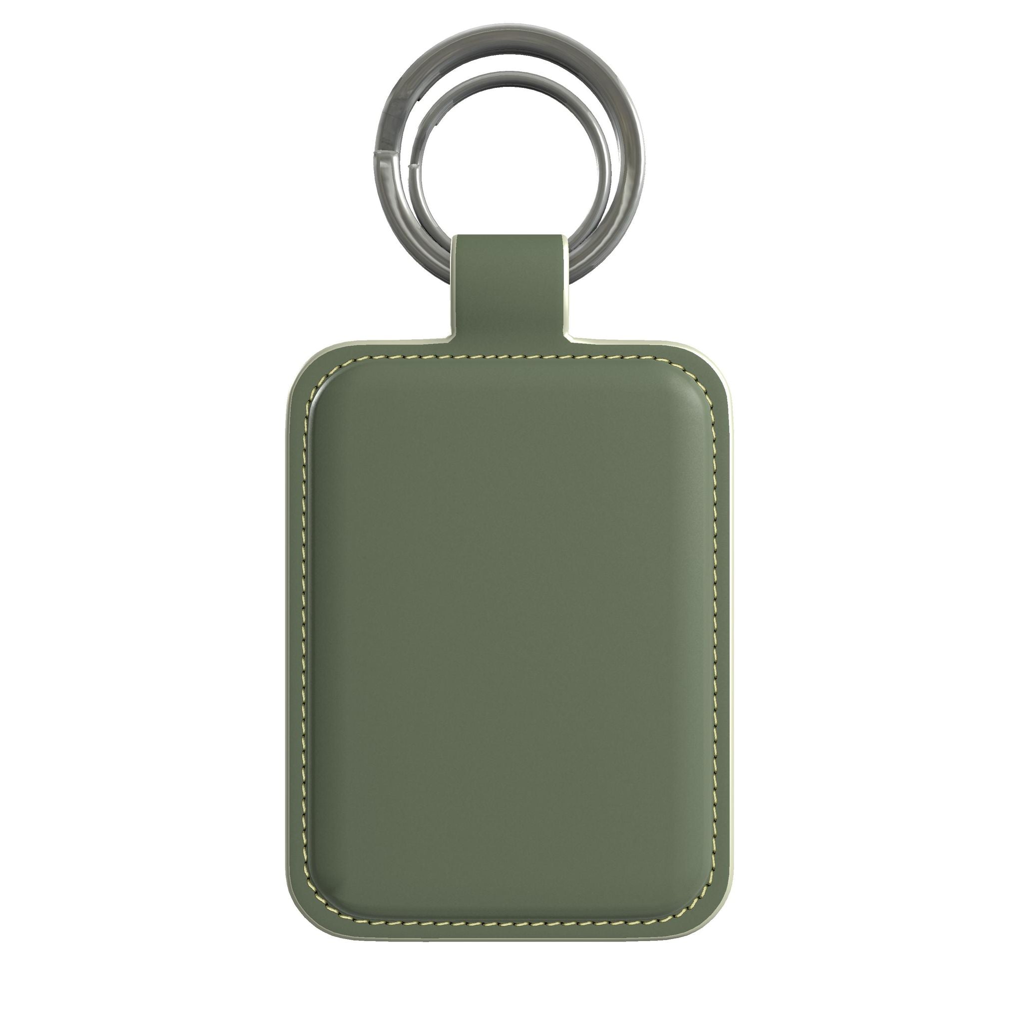 Leather Keyring in Juniper